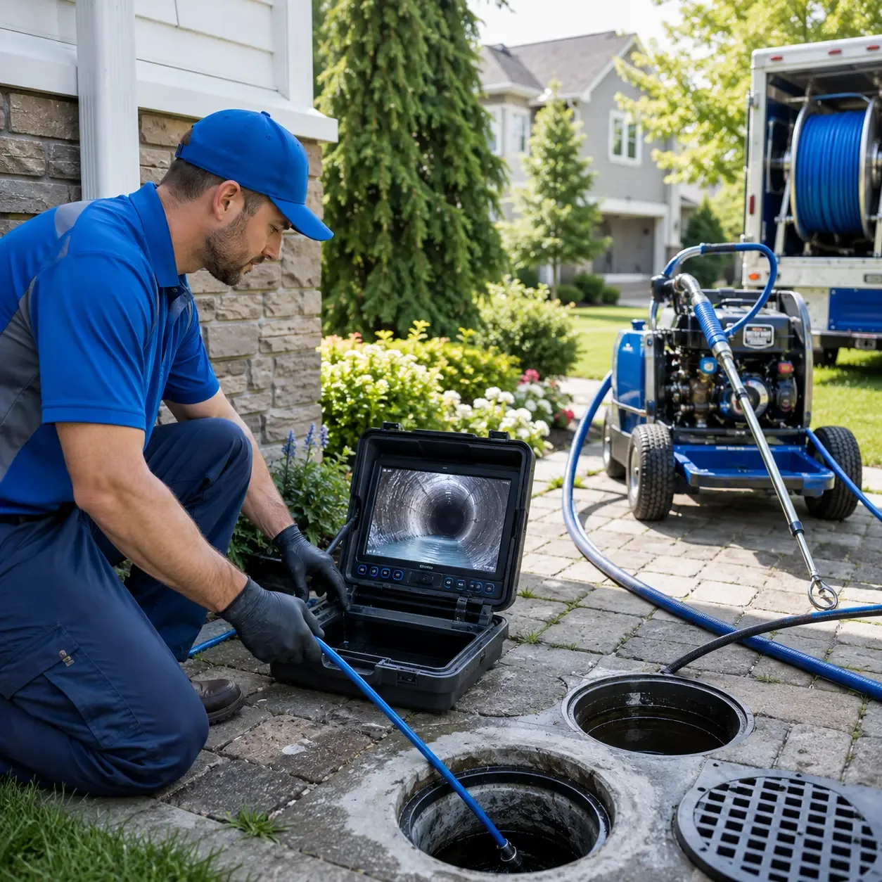 Outdoor drain cleaning professionals serving Tatamy, PA