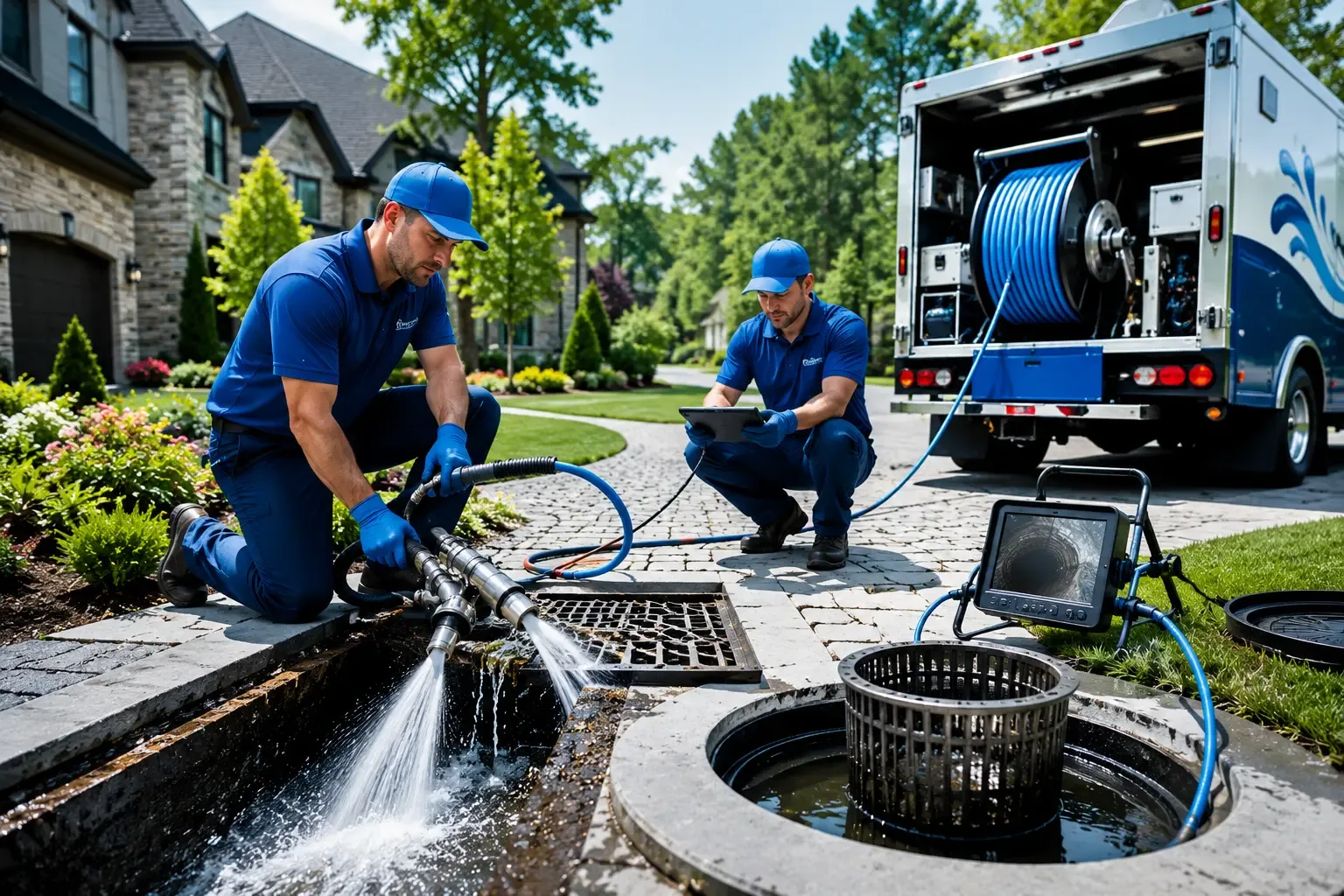 Local outdoor drain cleaning professionals in Tatamy, PA